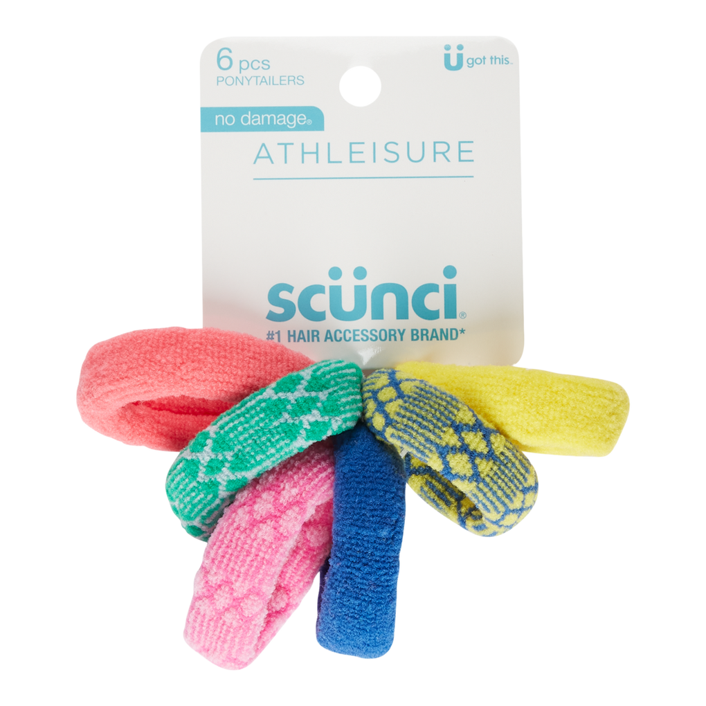 Scunci Colorful Work Play Ponytailers