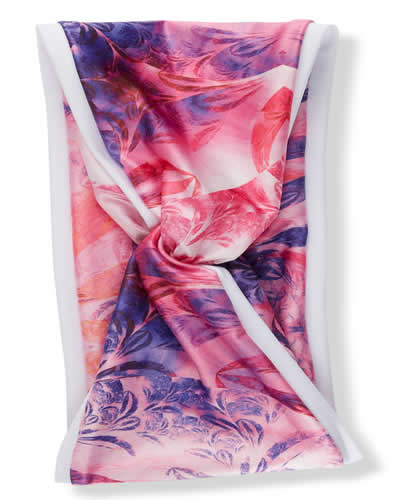 Sunrise Pink Pony Tail Headwrap