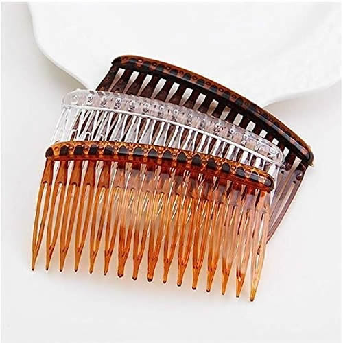 Vintage faux tortoise hair comb