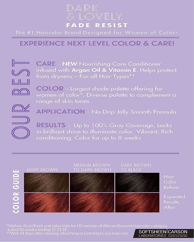 Dark and Lovely Fade Resist Hair