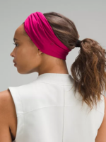Sunrise Pink Pony Tail Headwrap