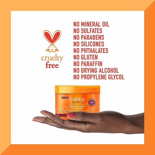 Cantu Shea Butter for Natural Hair Define & Shine Custard