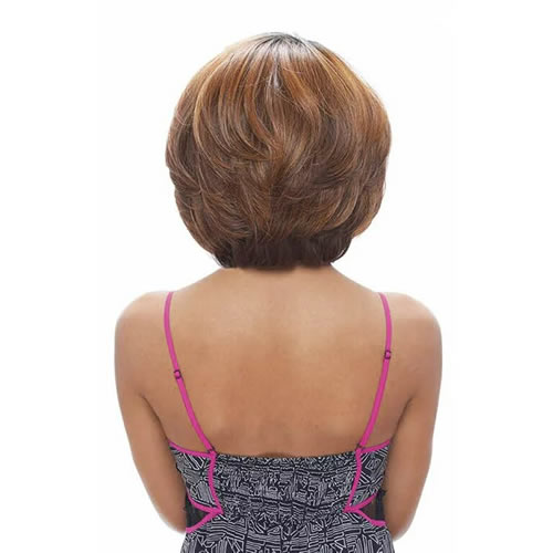 Side Lace Part Medium Bob Full Wig