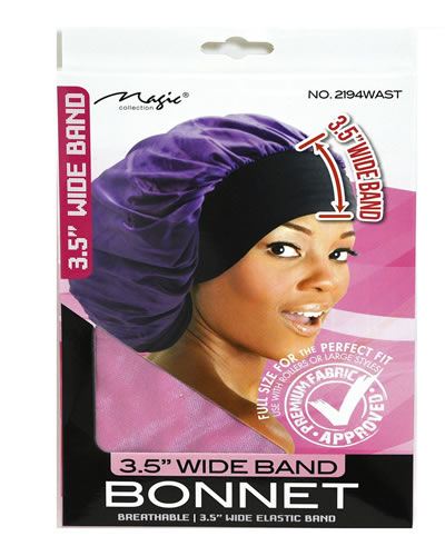 Magic Collection 3.5 inch Wide Band Bonnet Elastic Band