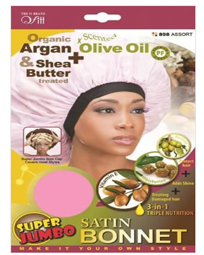 Organic SUPER JUMBO Satin Sleep Cap