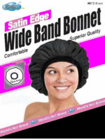 Dream World Satin Edge Wide Band Bonnet