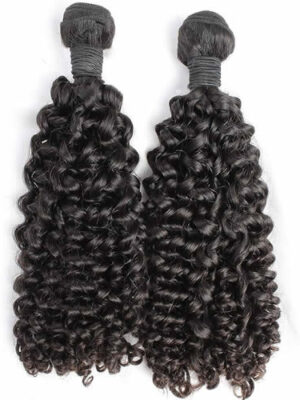 Loose Curl Virgin Hair 8 Inches, Color: 1B