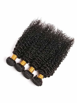 Jerry Curl Virgin Hair 24 Inches, Color: 1B