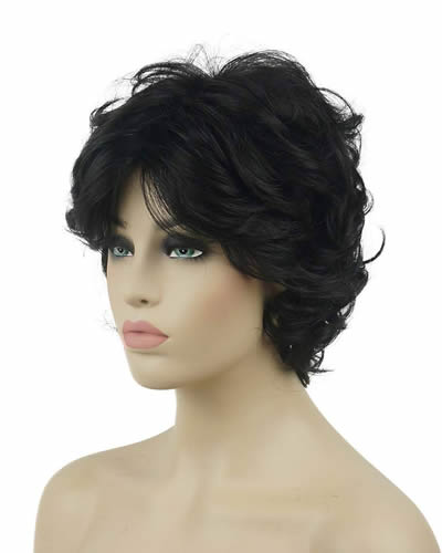 Tigo 100% Human Hair Wig, Color: 1B
