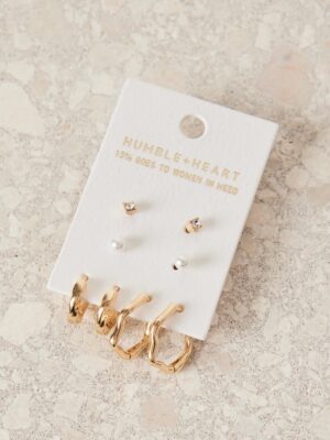Huggie Stud Earing